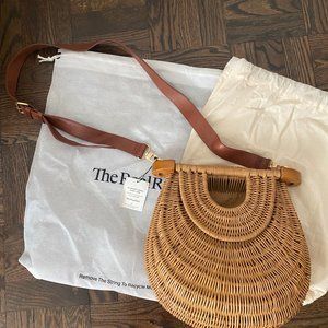 Staud Straw/Wicker Handle Bag